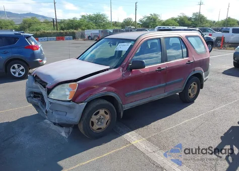 2002 Honda Cr-V Lx из США, поврежденный, VIN JHLRD68482C016523